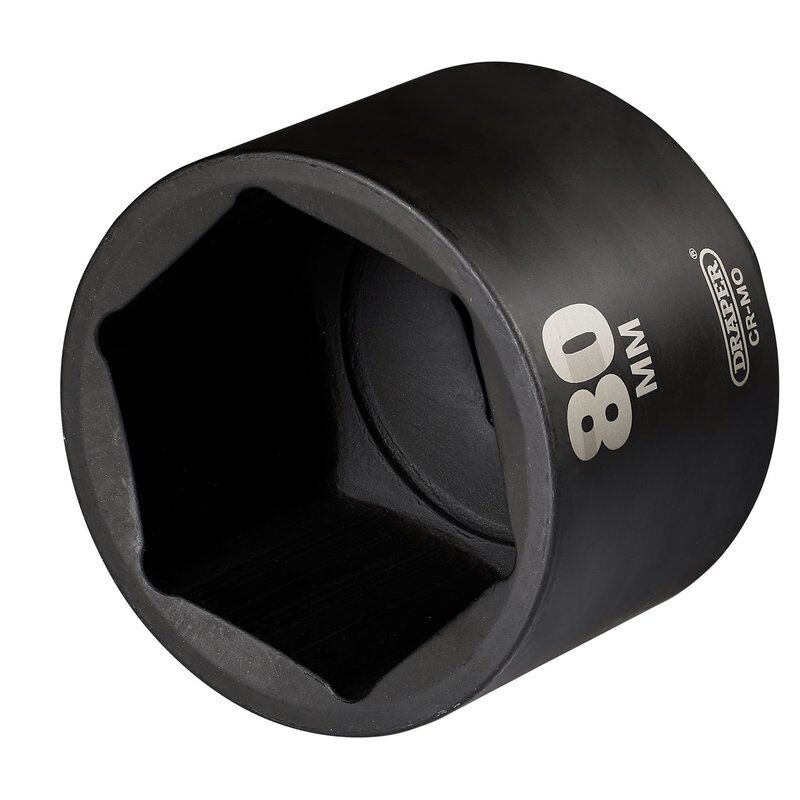 1" Krachtdop, 80mm lang
