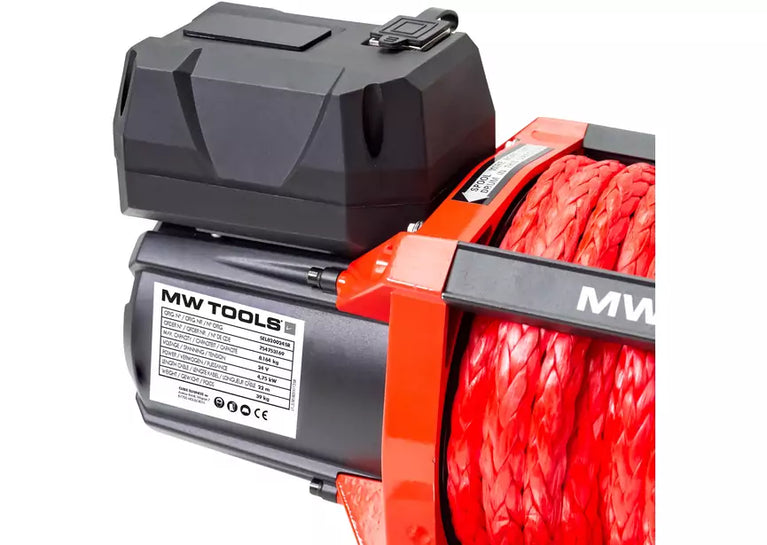 Lier 24V 8164 kg 22m synthetische kabel draadloze afstandsbediening MW Tools