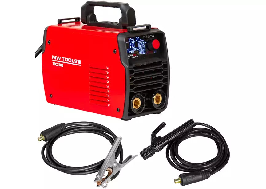 Electrode inverter LCD 220A 230V + accessoires MW Tools