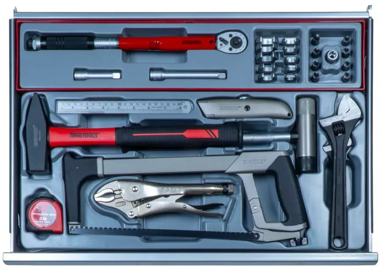 Gereedschapswagen Moto set 396 dlg Teng Tools