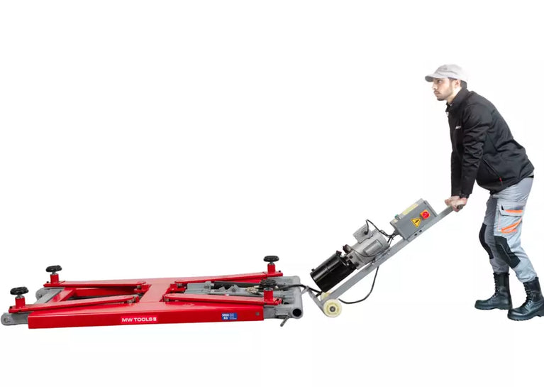 Mobiele schaarhefbrug 3T 1287mm 230V MW Tools