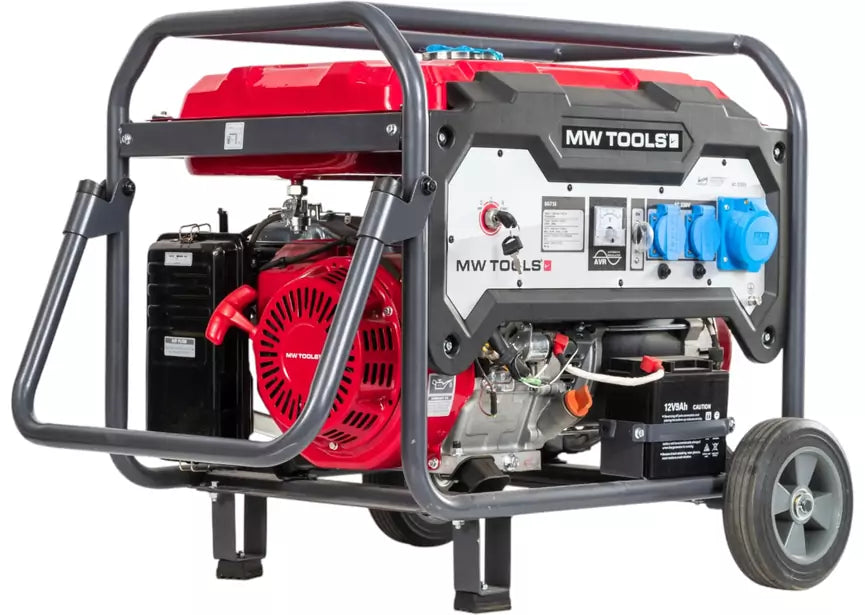 Benzine generator 7,5kW 230V elektrische start MW Tools