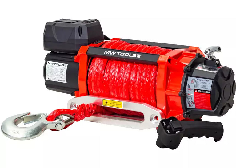 Lier 24V 8164 kg 22m synthetische kabel draadloze afstandsbediening MW Tools