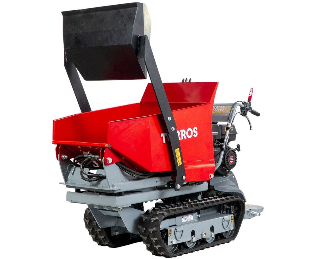 Mini schaardumper schop kipbak 500 kg 9pk 6+2R snelheden Torros