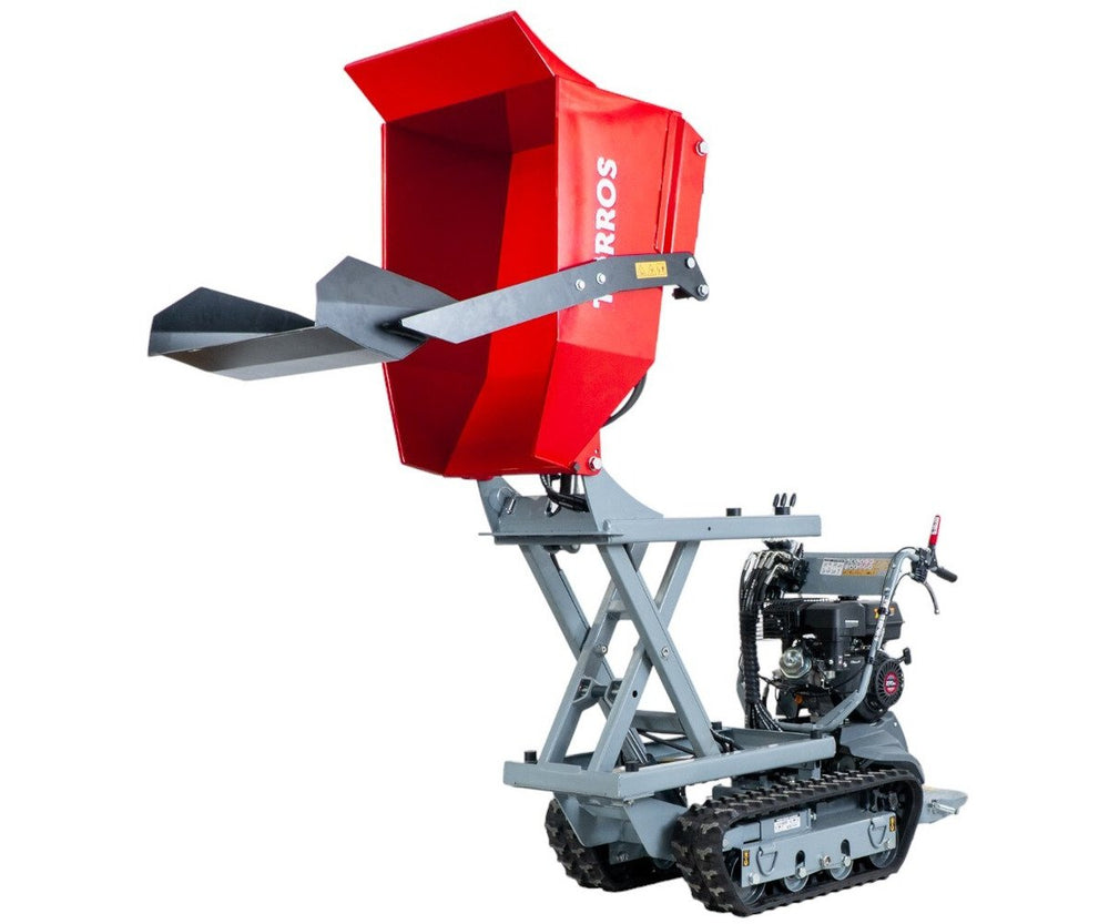 Mini schaardumper schop kipbak 500 kg 9pk 6+2R snelheden Torros