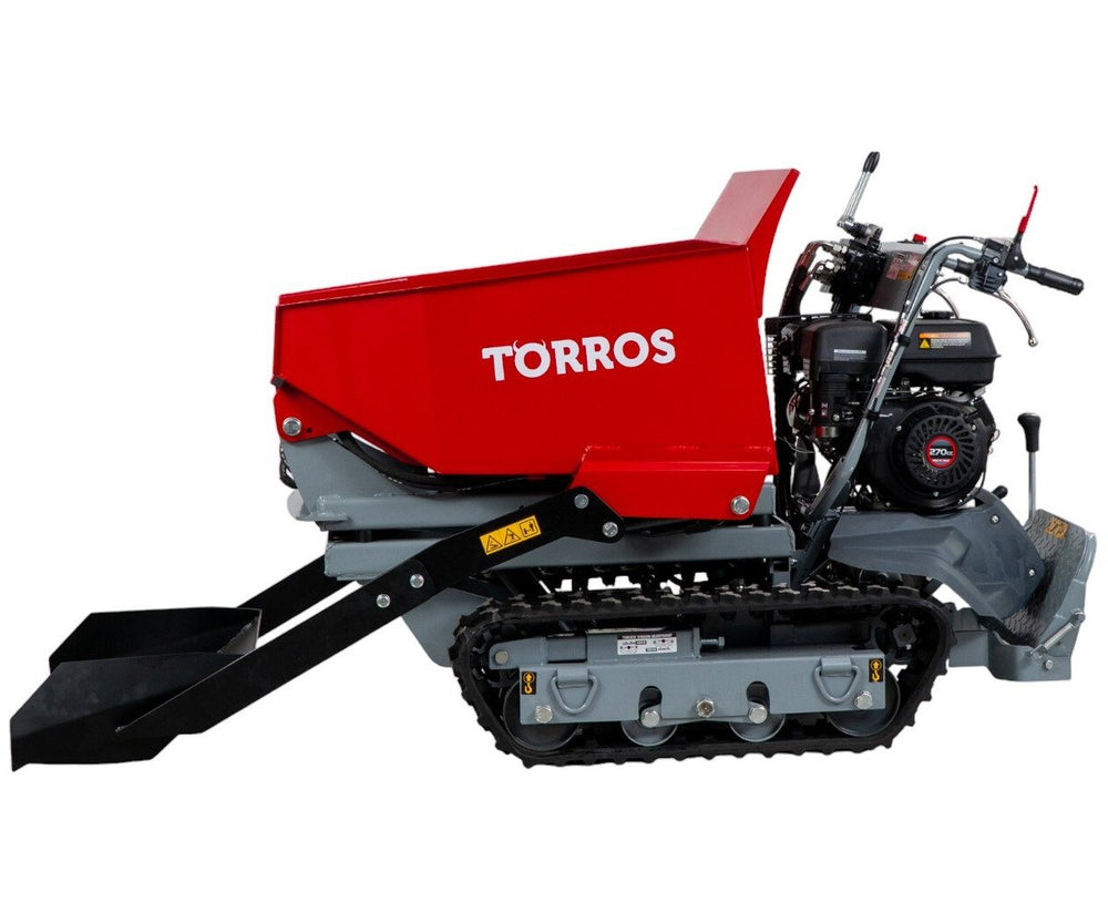 Mini schaardumper schop kipbak 500 kg 9pk 6+2R snelheden Torros