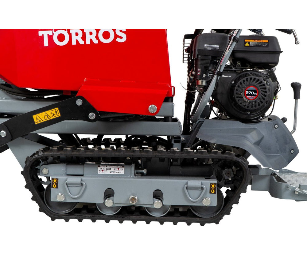 Mini schaardumper schop kipbak 500 kg 9pk 6+2R snelheden Torros