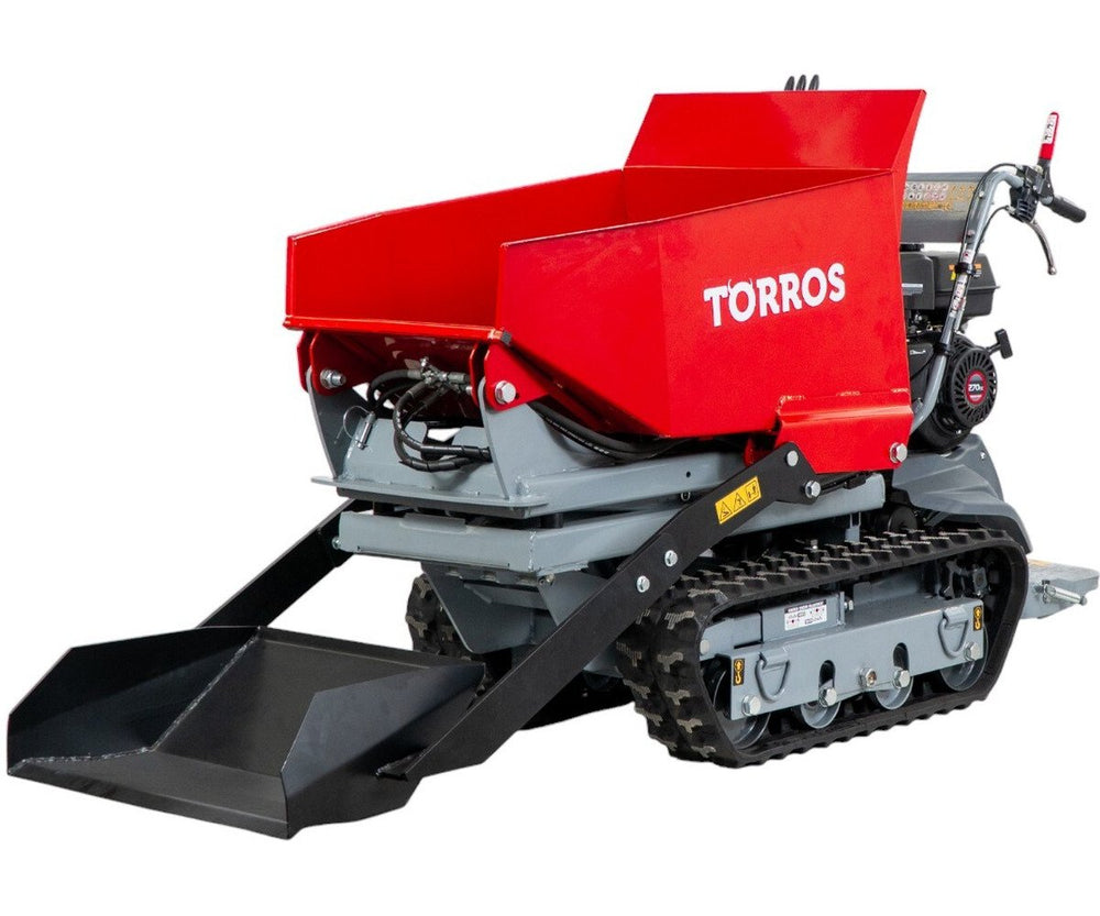 Mini schaardumper schop kipbak 500 kg 9pk 6+2R snelheden Torros