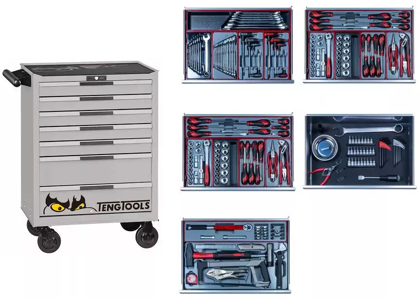 Gereedschapswagen Moto set 325 dlg Teng Tools