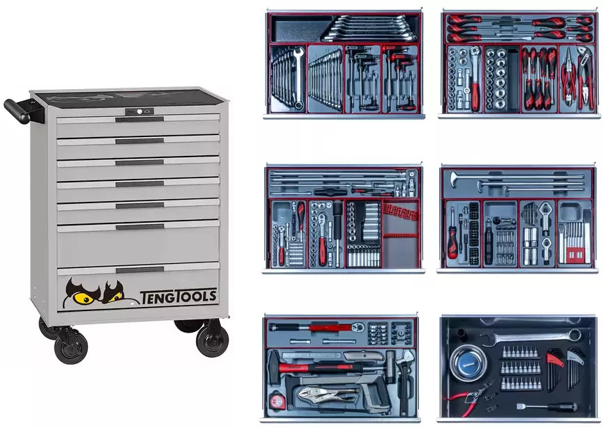 Gereedschapswagen Moto set 396 dlg Teng Tools