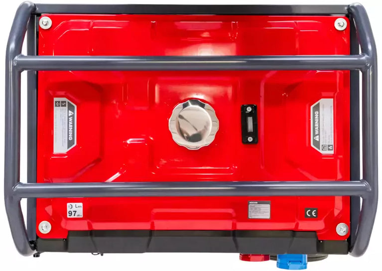Benzine generator 9,0 kW 3x400 V en 230 V elektrische start 25 l tank MW Tools