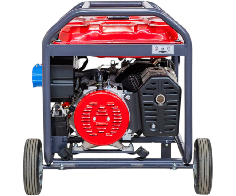 Benzine generator 9,0 kW 3x400 V en 230 V elektrische start 25 l tank MW Tools