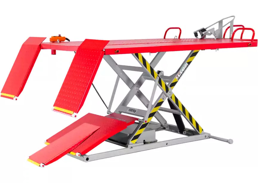 Elektrische motor schaarlift all-in-one 1000kg 2800x1650mm MW Tools