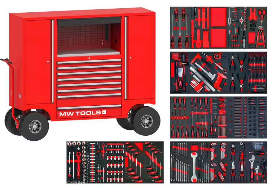 Gereedschapsset 514dlg in wagen GWB307TR3 MW Tools