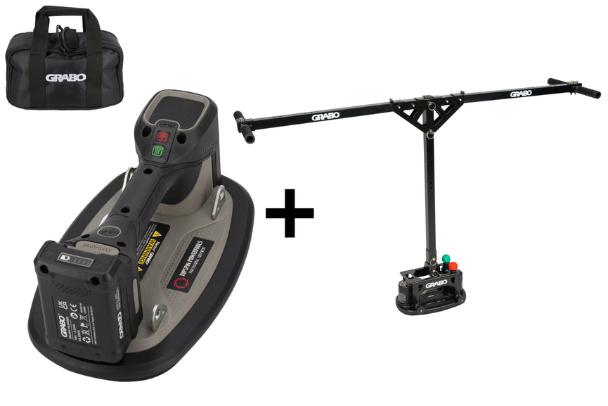 Grabo Pro Brushless in Tas – Complete set + Grabo Erguo T-Lift