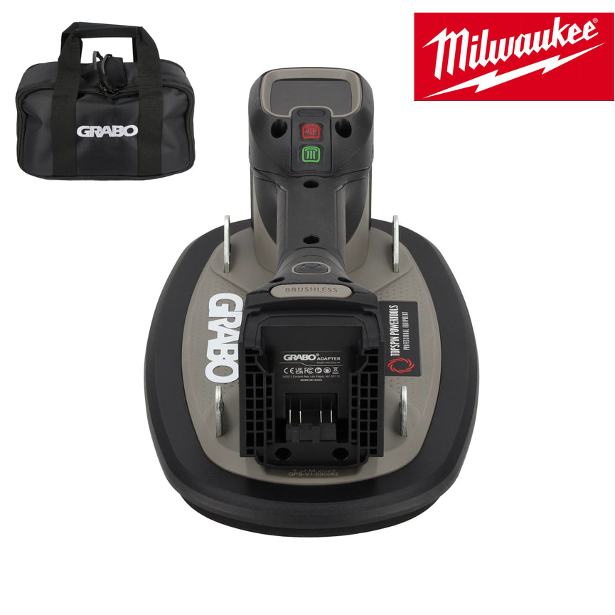 Grabo Pro Brushless in Tas - met Milwaukee 18V Accu aansluiting