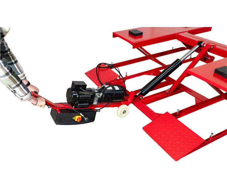 Mobiele schaarhefbrug 3T hefhoogte 620 mm 230 V MW Tools