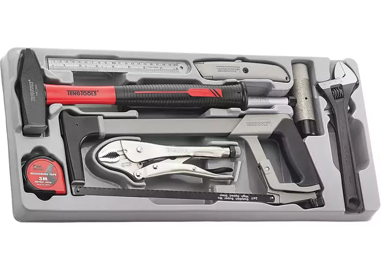 Gereedschapswagen rood mini master set 7 laden 516 delig Teng Tools