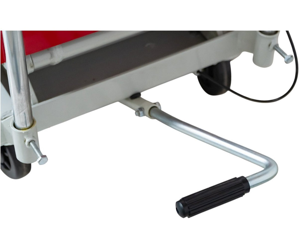 Hydraulische heftafel met dubbele schaar 300 kg - Hefhoogte 350 tot 1285 mm - Mobiel MW Tools