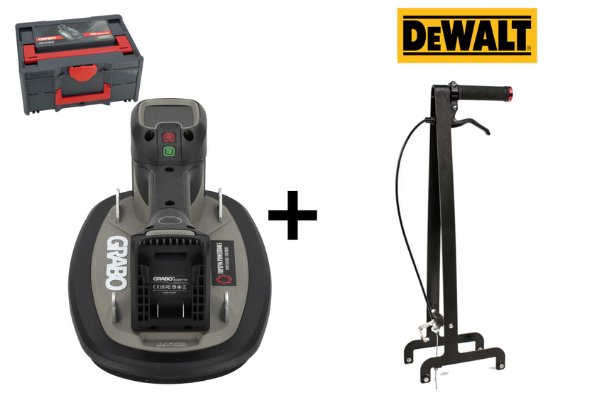 Grabo Pro Brushless in Koffer - met DeWalt 18V Accu aansluiting + Erguo S1