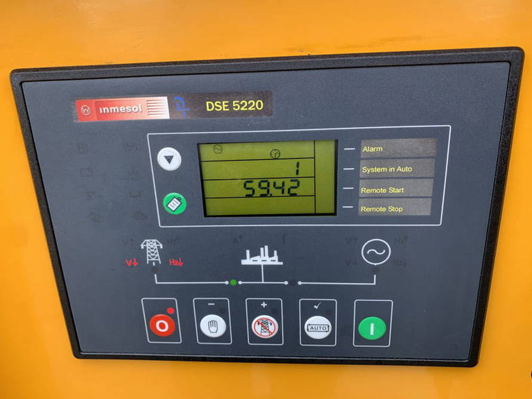 John Deere Inmesol 4039DF008 Leroy Somer 40 kVA Aggregaat Generator Stroomgroep Ex Noodstoom Nieuwstaat