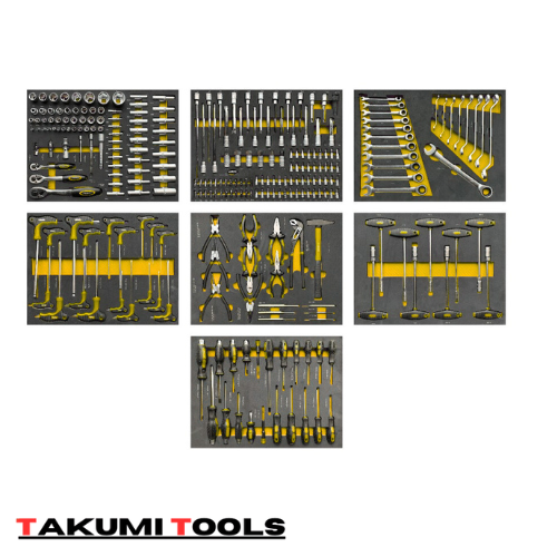 Takumi Tools Gereedschapswagen - 7 Lades gevuld