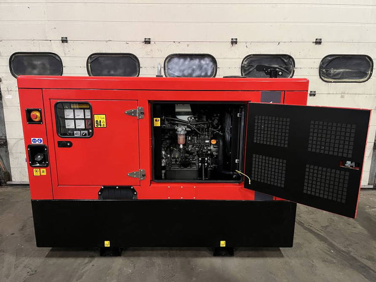 Himoinsa HYW 35 kVA Aggregaat YANMAR 4TNV98 Generatorset stroomgroep Notstromaggregat super geluidgedempt