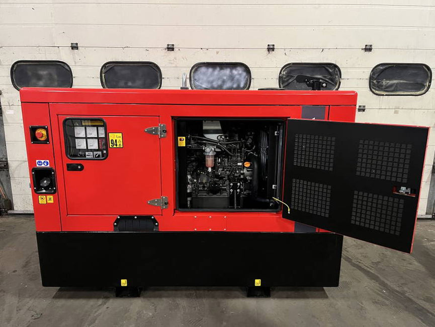 Himoinsa HYW 35 kVA Aggregaat YANMAR 4TNV98 Generatorset stroomgroep Notstromaggregat super geluidgedempt