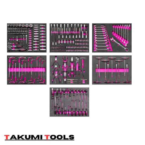 Takumi Tools Gereedschapswagen - 7 Lades gevuld