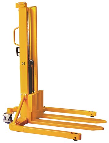Breedspoorstapelaar manueel - 1000kg