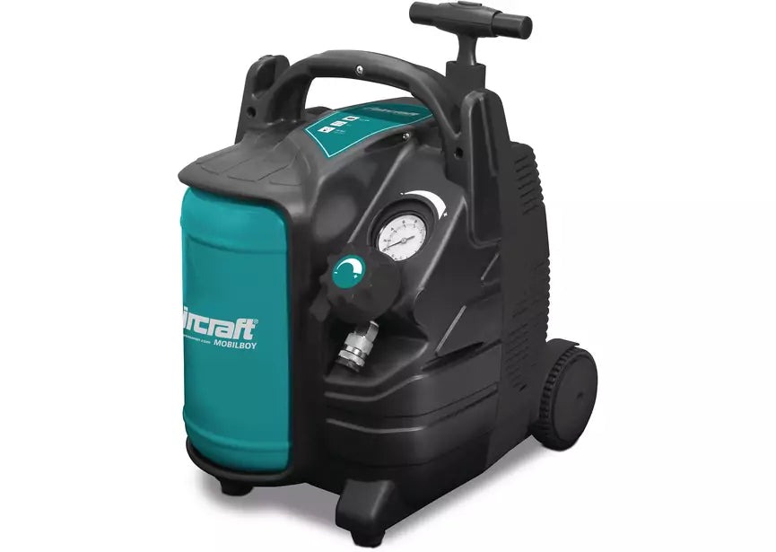 Mobiele compressor olievrij ketel 5 L 1,1 kW / 1,5 Pk 180 L/min 10 Bar 230V Aircraft