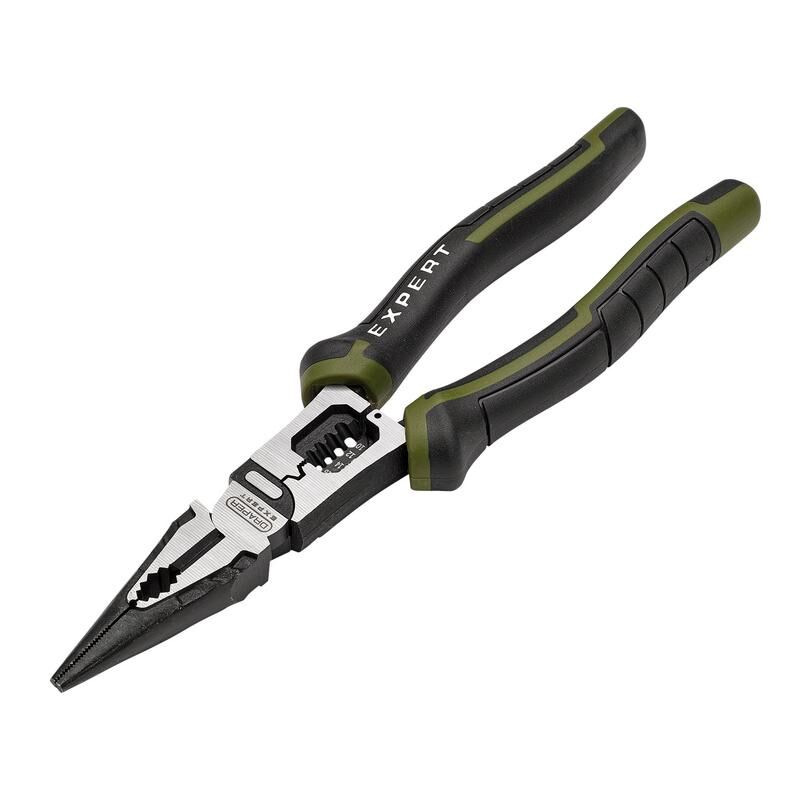 200mm Lnose Plier W/Wire Strip
