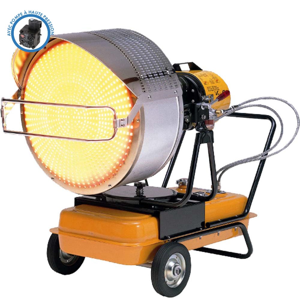 Climameister VAL6-EP6JA – Infrarood dieselverwarmer 40 kW