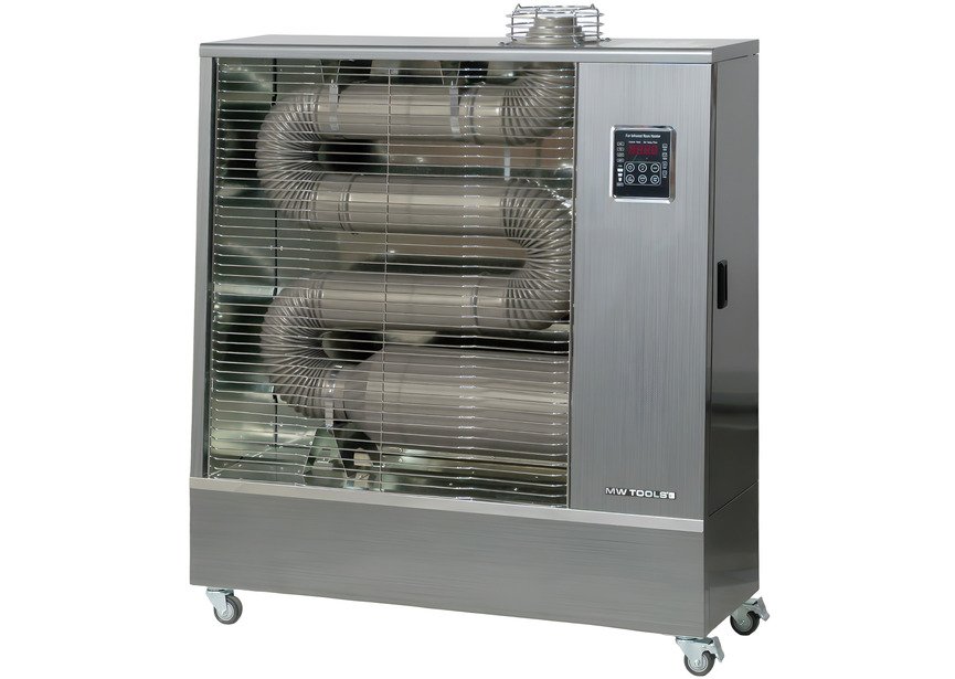 Infrarood dieselstraler Pro 13 kW silver 140-750 m³ MW Tools