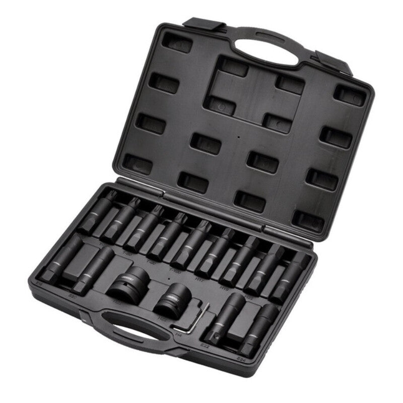 3/4”+ 1” Truck reparatie doppenset, 16dlg