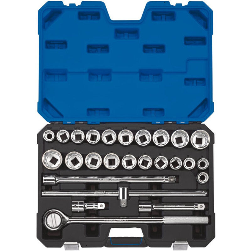 3/4” Doppenset INCH + metrisch, 26dlg