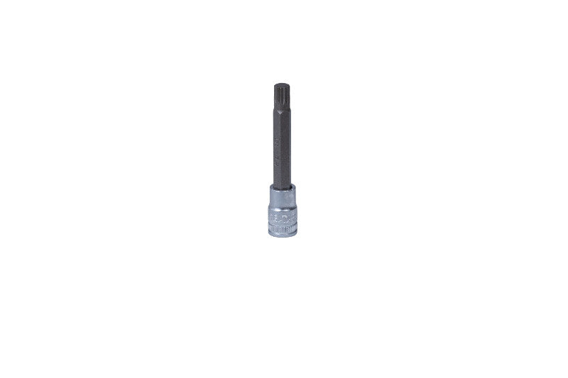 3/8" Dop M10 veeltand/spline, lang