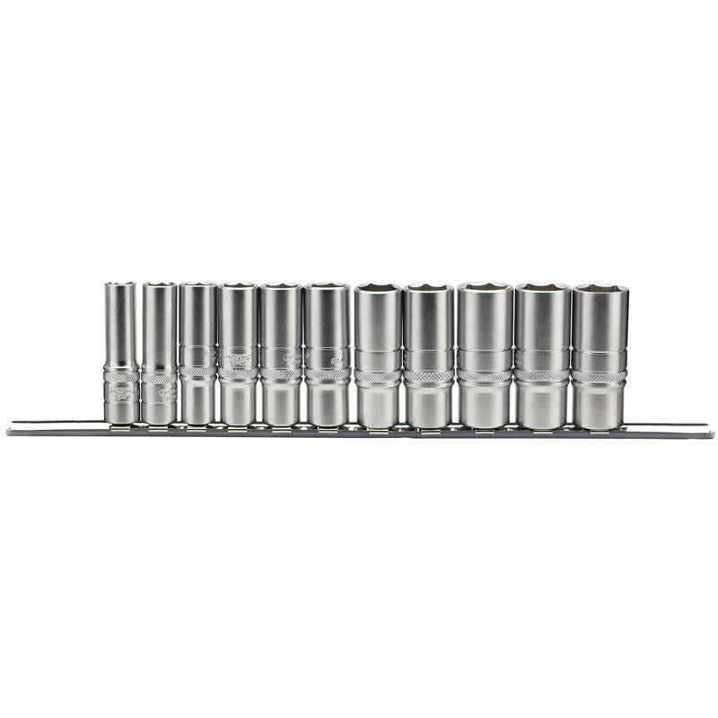 3/8” Doppenrail lang INCH, 11dlg