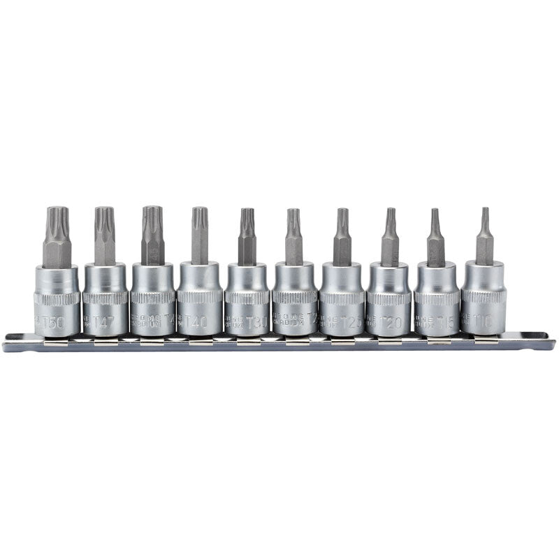 3/8" Doppenrail torx plus, 10dlg