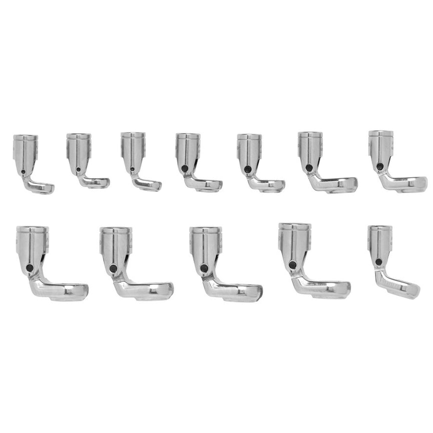 3/8" Kraaienpootsleutels, 12dlg