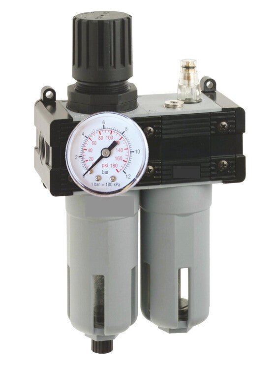 3/8" Luchtverzorgingsunit (incl manometer)
