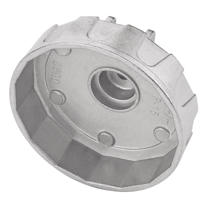 3/8" Oliefilter dop 92mm, 15-kant
