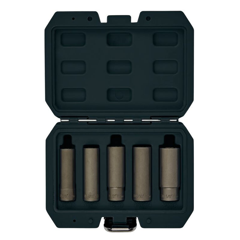 3/8" Slotboutverwijderaarset, 5dlg