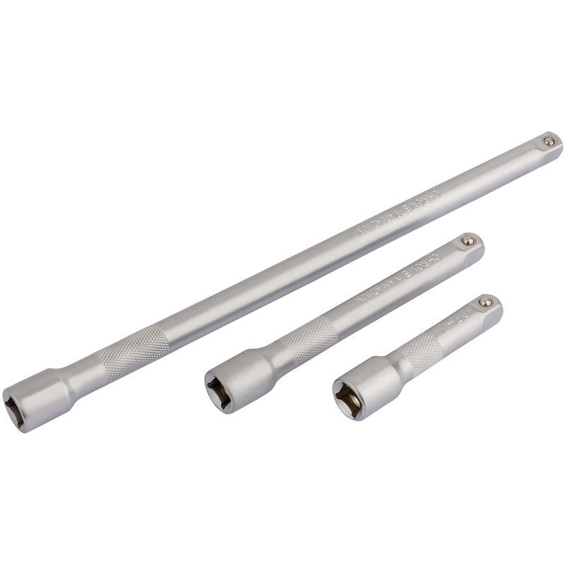 3/8" Verlengstukken set, 3dlg