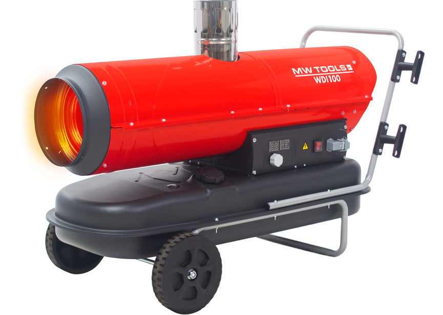 Indirecte warmeluchtblazer diesel 30kW MW Tools