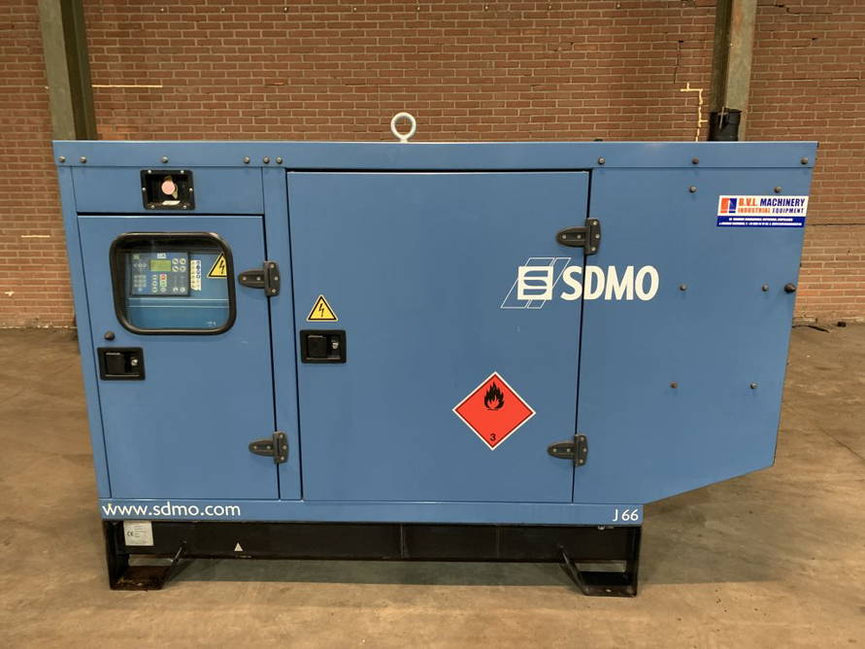 SDMO John Deere J66 60 kVA Aggregaat Generator Stroomgroep