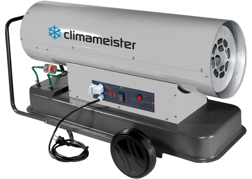 Climameister DM 50 PX – Direct gestookte dieselverwarmer 50 kW