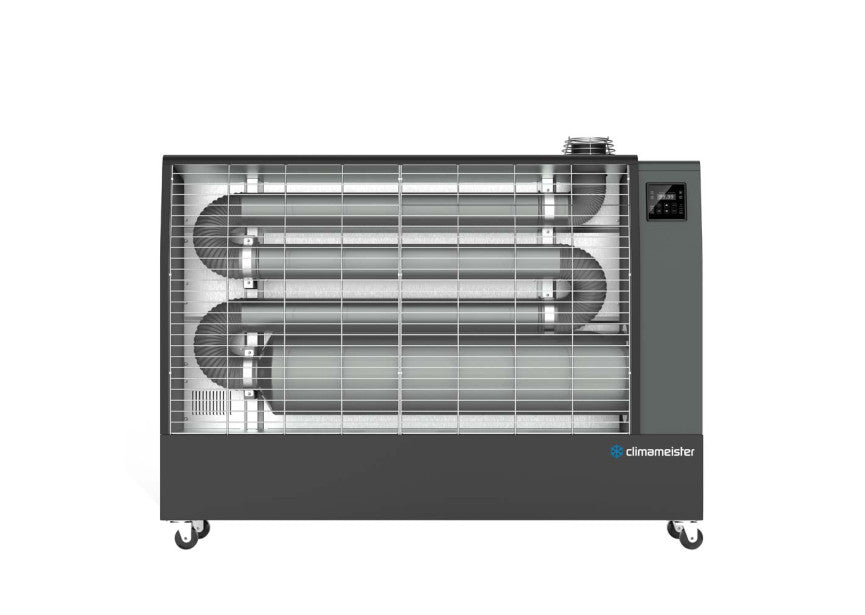 Climameister SH 29 K – Infrarood dieselverwarmer 29 kW met ingebouwde thermostaat