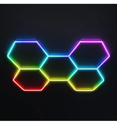 5 st. Hexagon RGBIC complete set 80W