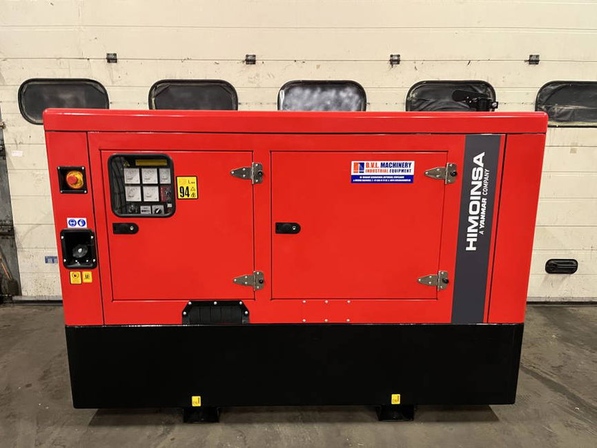 Himoinsa HYW 35 kVA Aggregaat YANMAR 4TNV98 Generatorset stroomgroep Notstromaggregat super geluidgedempt